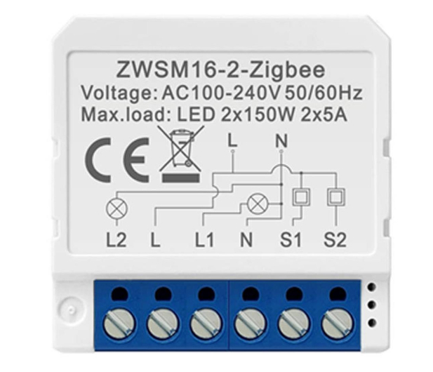 Avatto Inteligentny przełącznik dopuszkowy ZigBee TUYA - 1177073 - zdjęcie